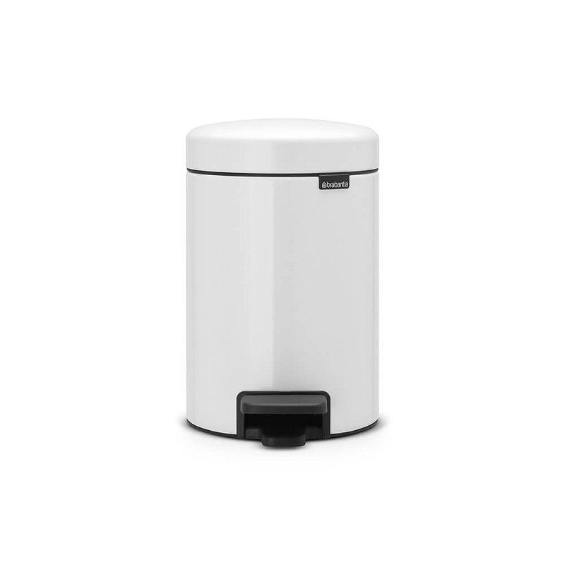 Brabantia NewIcon Poubelle à pédale 3 l Blanc
