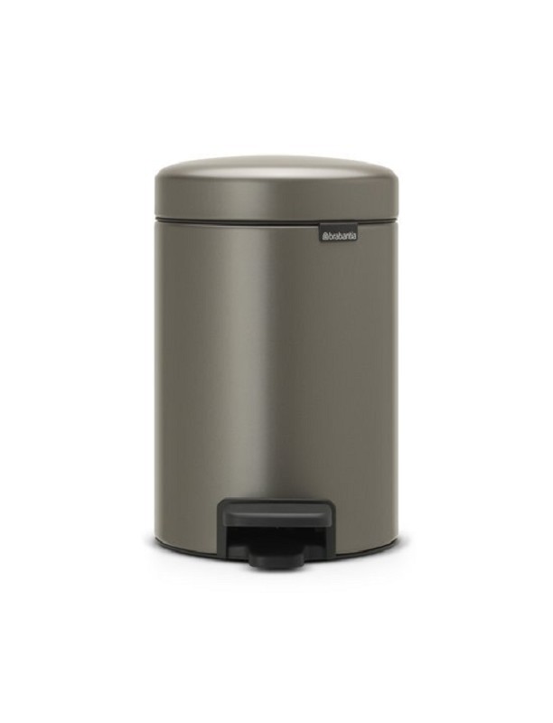 Brabantia NewIcon Poubelle à pédale 3 l Platine