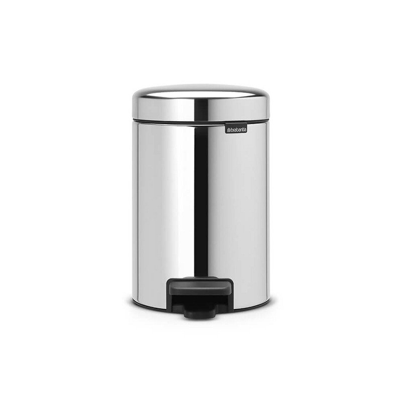 Brabantia NewIcon Poubelle à pédale 3 l Acier brillant