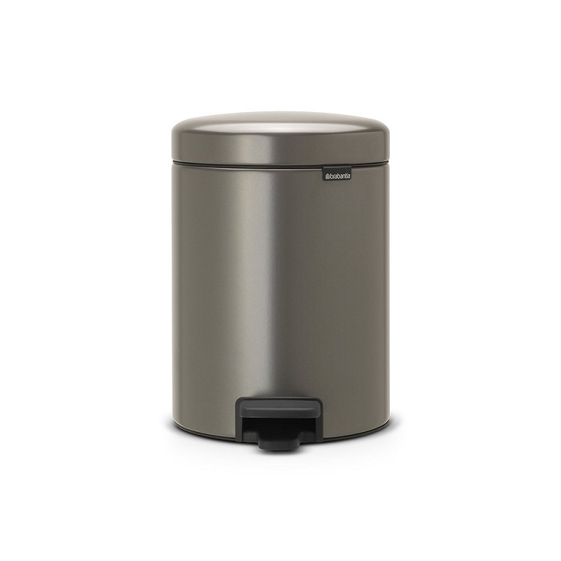 Brabantia NewIcon Poubelle à pédale 5 l Platine