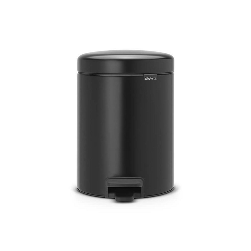 Brabantia NewIcon Poubelle à pédale 5 l Noir