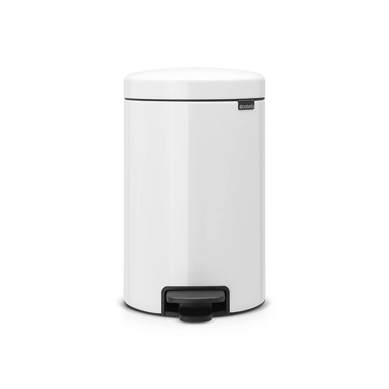 Brabantia NewIcon Poubelle à pédale 12 l Blanc