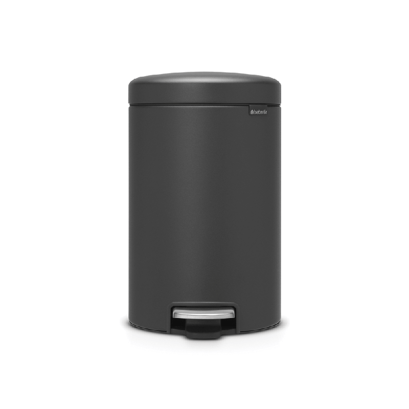 Brabantia NewIcon Poubelle à pédale 12 l Gris infini