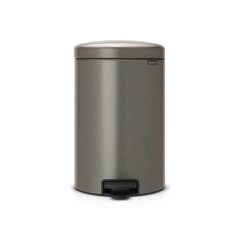 Brabantia NewIcon Poubelle à pédale 20 l Platine