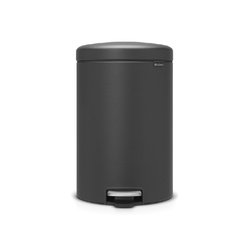 Brabantia NewIcon Poubelle à pédale 20 l Gris infini
