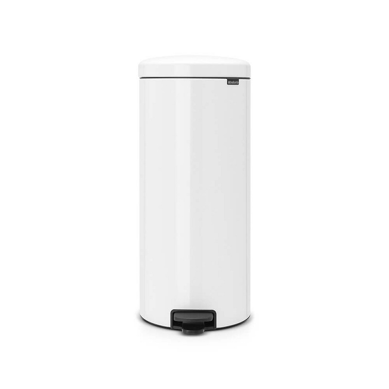 Brabantia NewIcon Poubelle à pédale 30 l Blanc