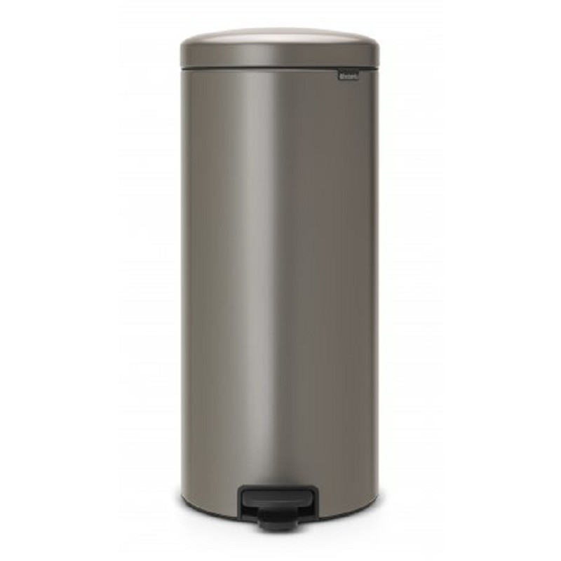 Brabantia NewIcon Poubelle à pédale 30 l Platine