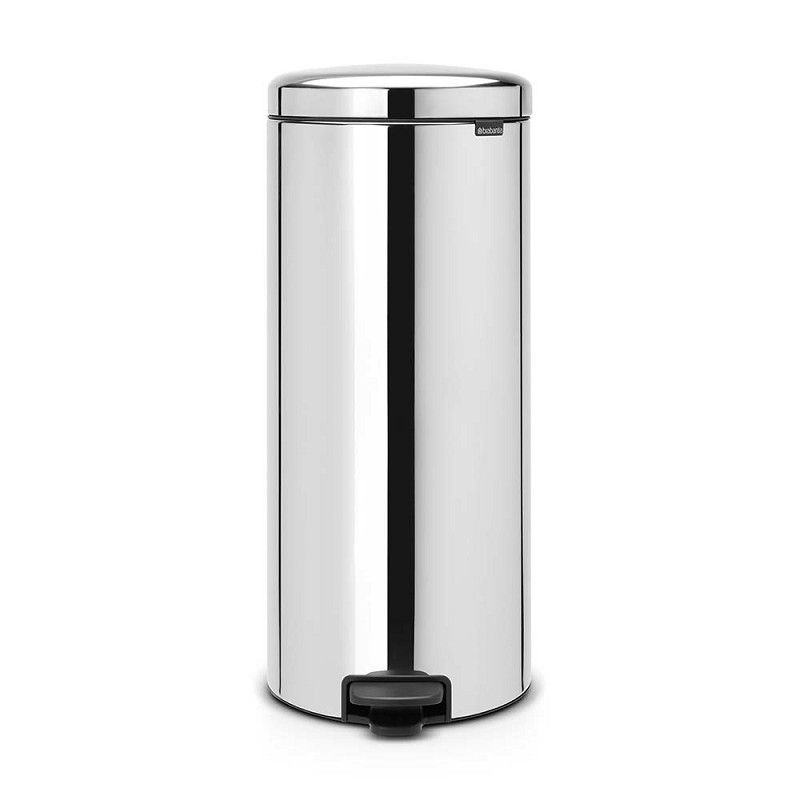 Brabantia NewIcon Poubelle à pédale 30 l Acier brillant