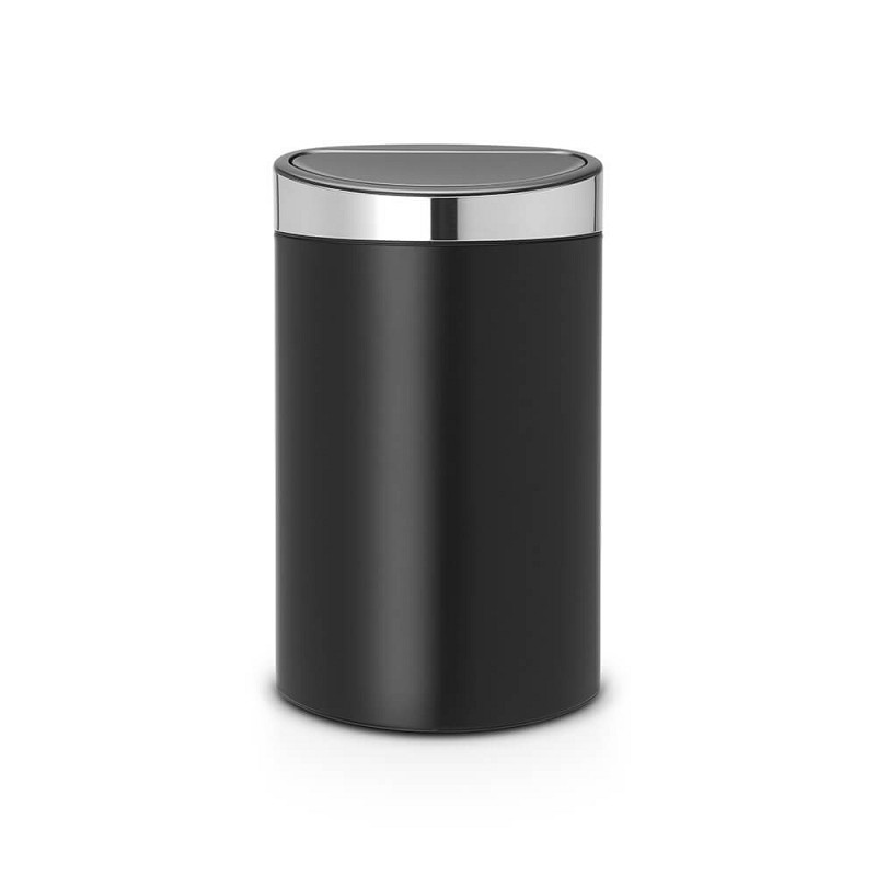 Brabantia Touch Bin 40L Matt Black/ FPP