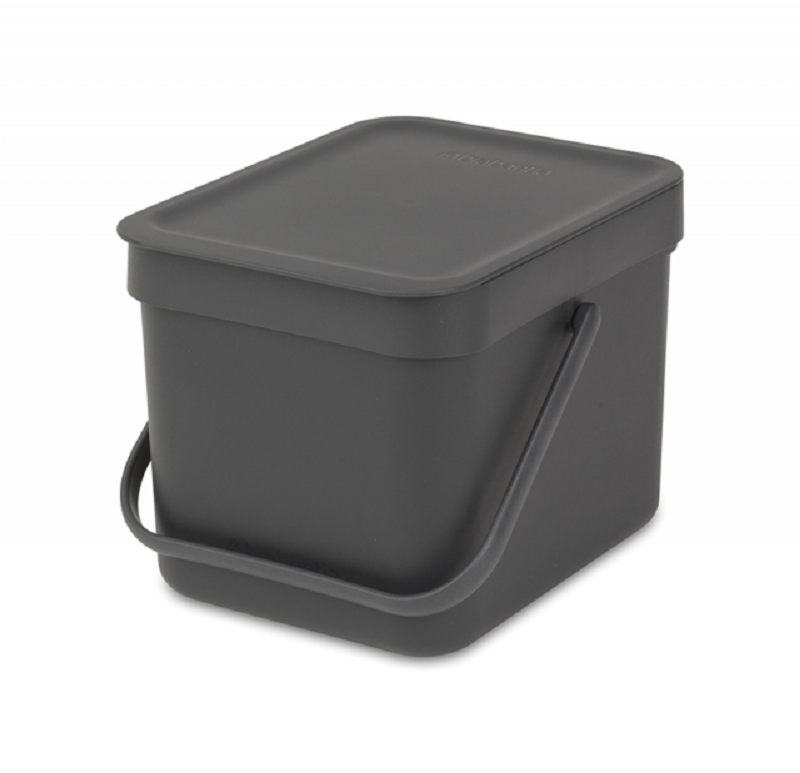Brabantia Sort & Go Poubelle 6L Gris