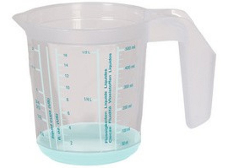 Pichet gradué 1 litre bleu vert