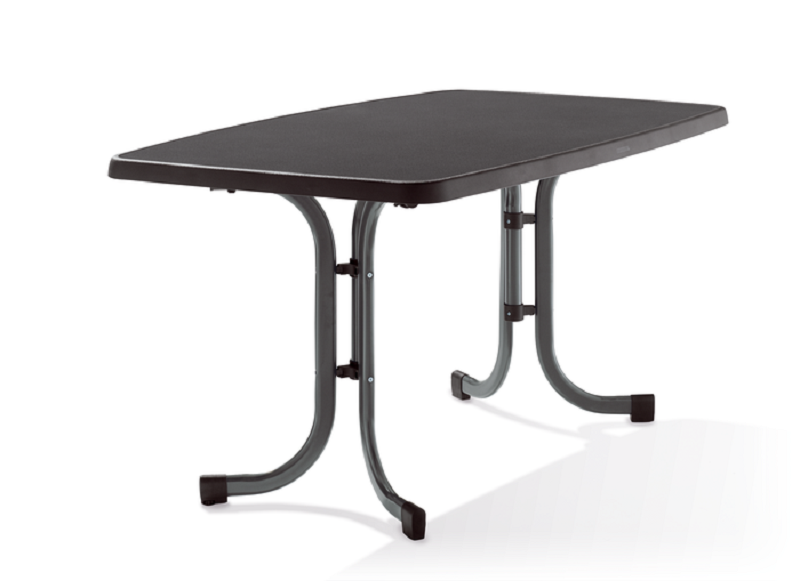 Table pliante 150x90 Sieger gris fer