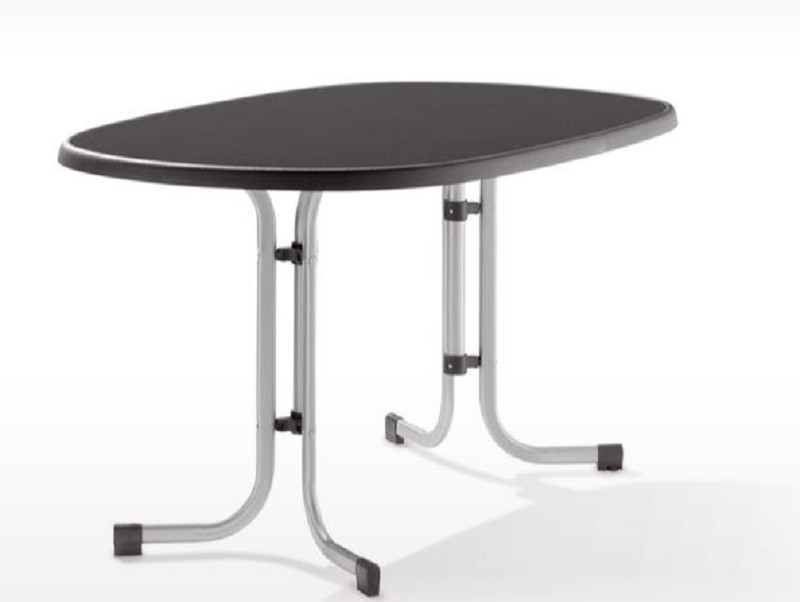 Table Pliante Ovale 140x90 Sieger Gris