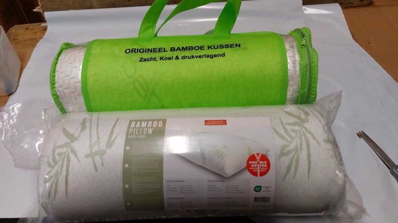 Hoofdkussen Bamboe 50x60 wit 700 gram