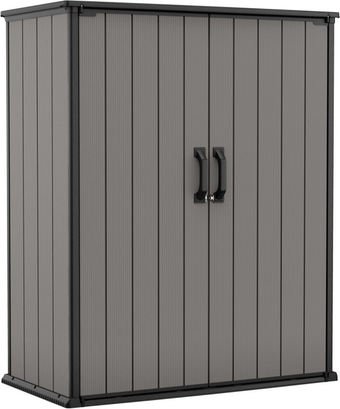 Armoire de rangement haute Keter Premier gris 139,5x77x170cm