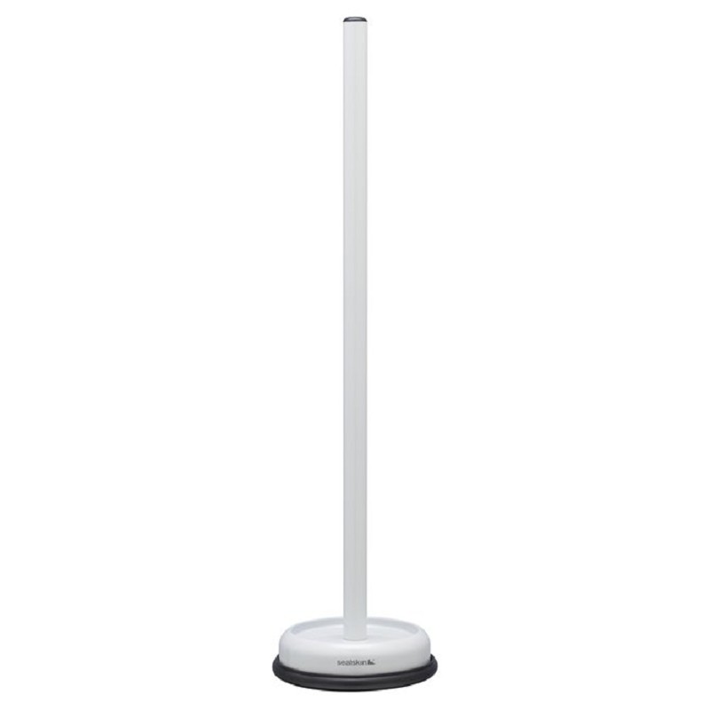 Porte-rouleau de papier toilette sur pied blanc