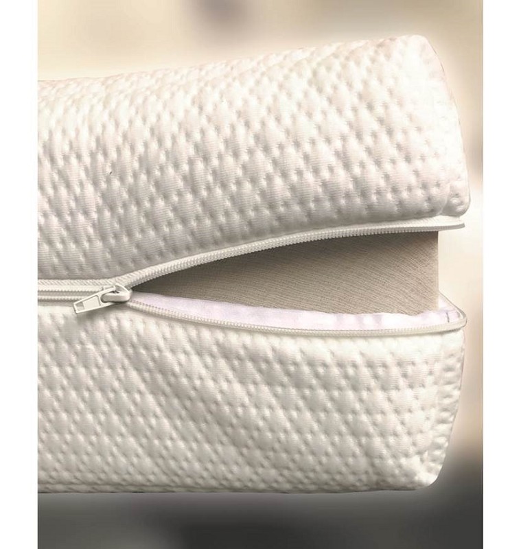 Toile double blanc 120x210x17cm