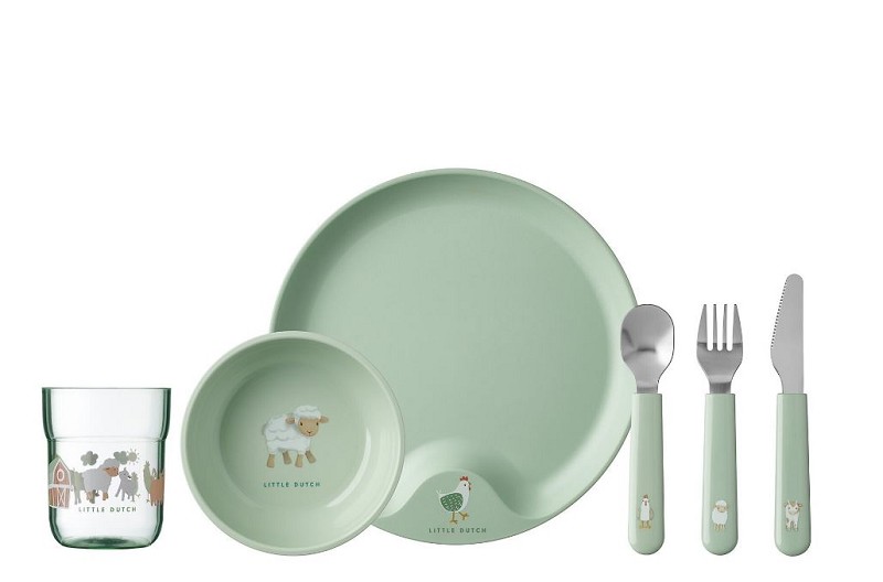 Vaisselle enfant Mepal Mio 6 pièces Little Dutch - Little Farm