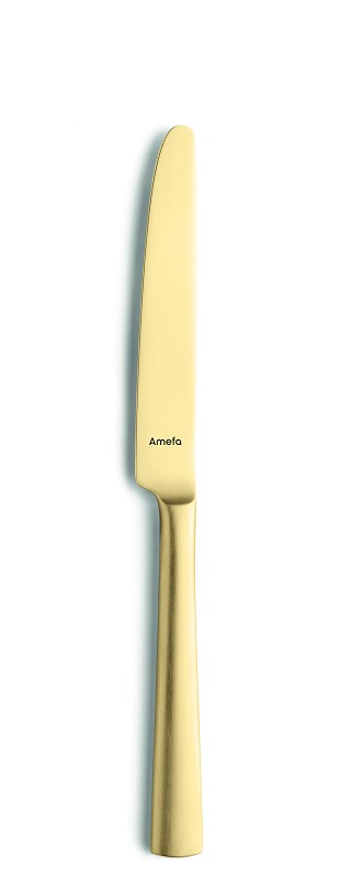Couteau de table Amefa Ventura Gold Satin / couteau de table