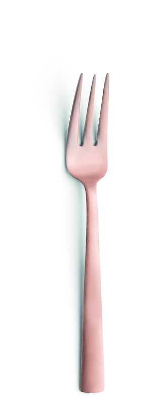 Fourchette à gâteau / fourchette à pâtisserie Amefa Ventura Copper Satin