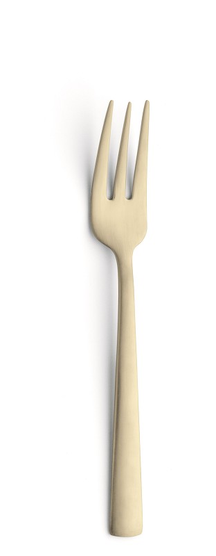 Fourchette à gâteau / fourchette à pâtisserie Amefa Ventura Cchampagne Satin