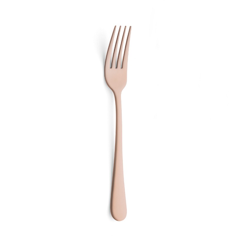 Fourchette de table en cuivre Amefa Austin / fourchette de table