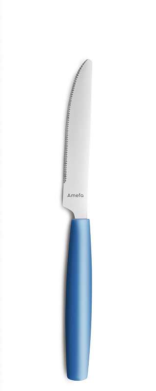 Couteau de table Amefa Pixel Bleu Lagon