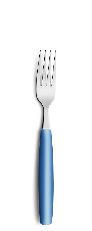 Fourchette de table Amefa Pixel 18/0 Bleu Lagon