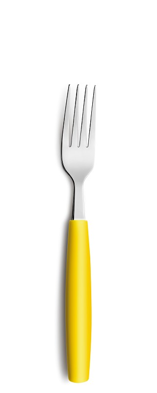 Fourchette de table Amefa Pixel 18/0 citron
