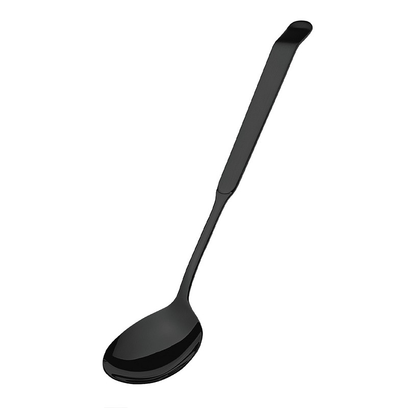 Petite cuillère à salade Amefa Buffet en satin noir (PVD noir)**