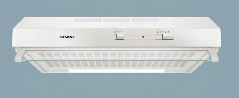 Hotte aspirante encastrable Siemens, 60 cm, blanche