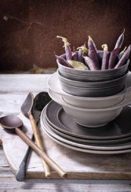 Assiette Costa Nova Coimbra 24 cm Gris