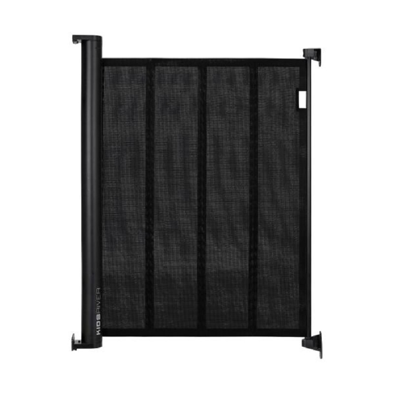 Barrière d'escalier enroulable Kidsriver Yara noire