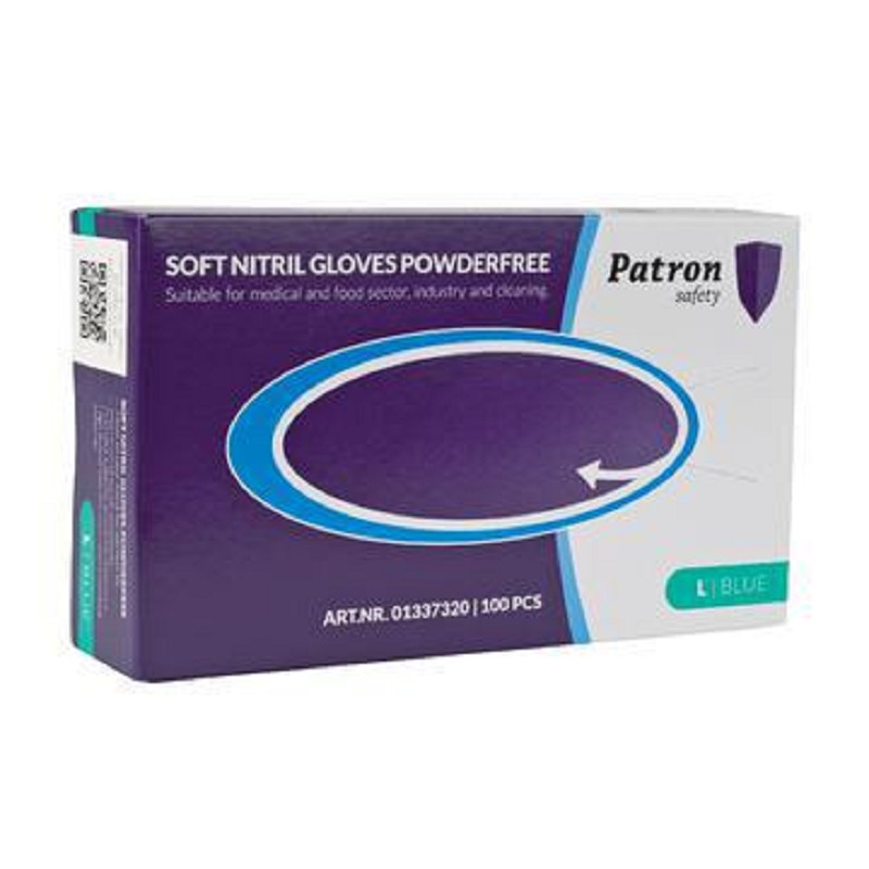 Gants en nitrile Patron, L, paquet de 100