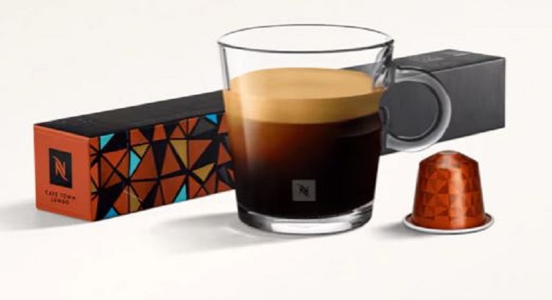 Nespresso Cape Town Lungo coffee pod (price per pod) Number of pods per pack: 10