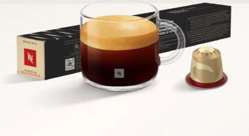 Nespresso Vaniglia Decaffeinato coffee pod (price per cup) Number of cups per package: 10