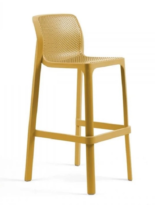 Nardi Net Chaise de Bar Senape