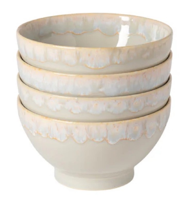 Bols à latte Costa Nova 15 cm, lot de 4, gris