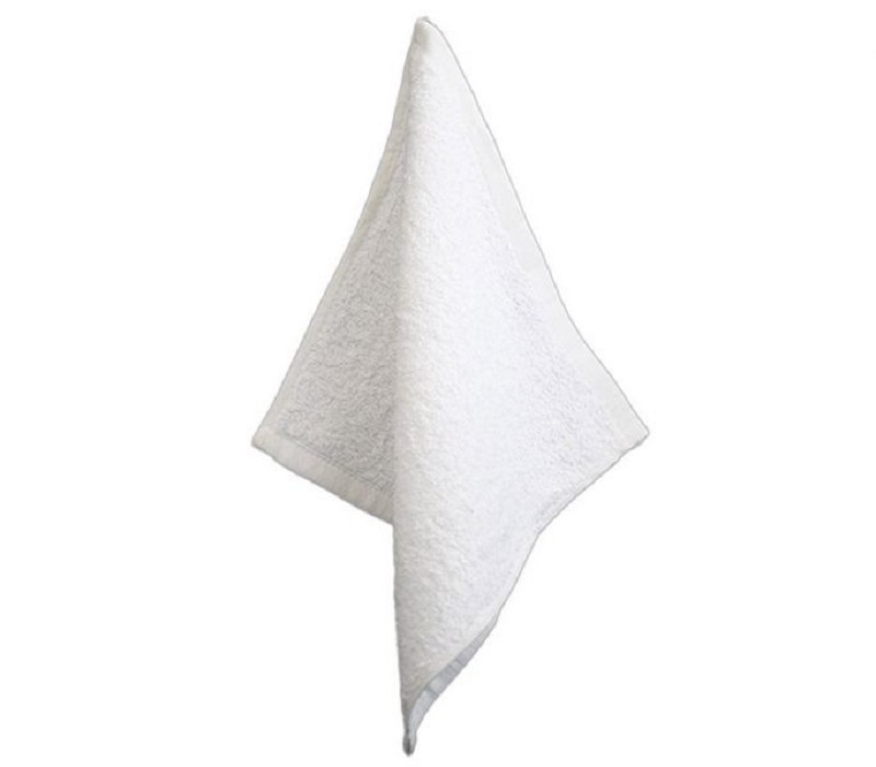 Serviette invité blanche 30x30 cm blanche 400 grammes/m2